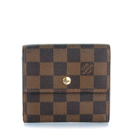 Louis Vuitton Damier Ebene Elise Wallet 1 of 9