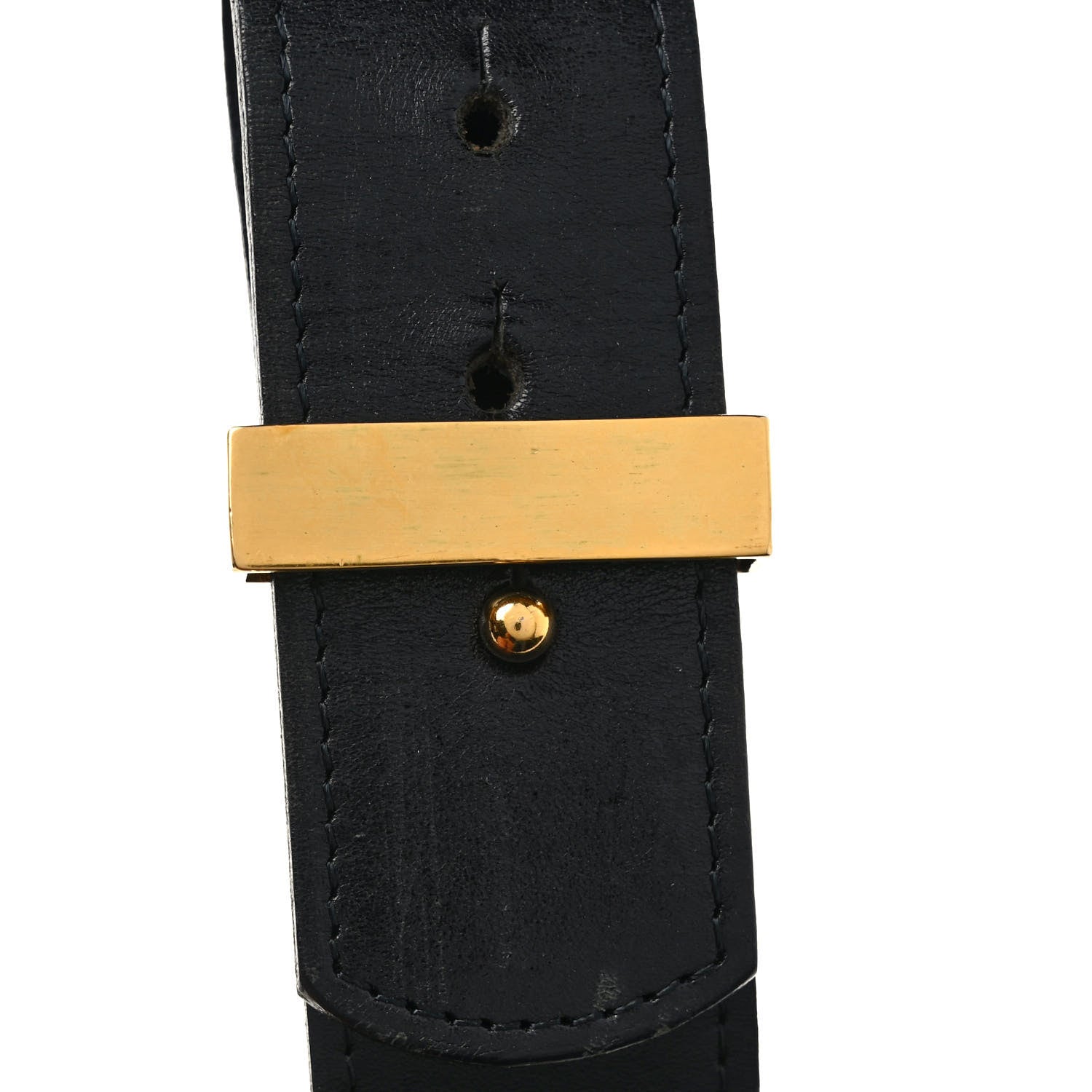 Chanel Calfskin CC Belt 85 34 Black 4 of 5
