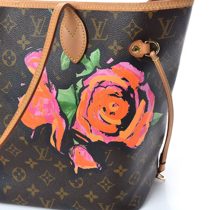 Louis Vuitton Monogram Roses Neverfull MM 11 of 11