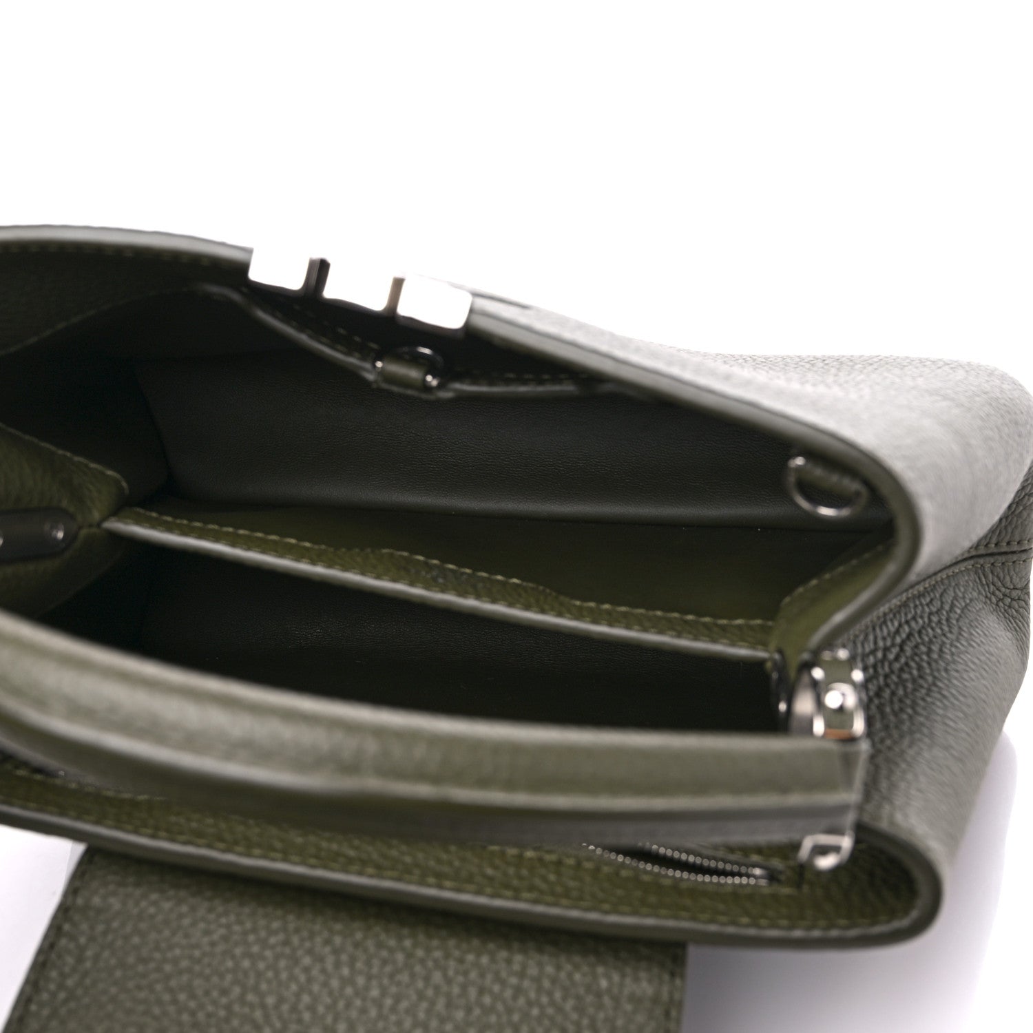 Louis Vuitton Taurillon Capucines BB Khaki 5 of 8