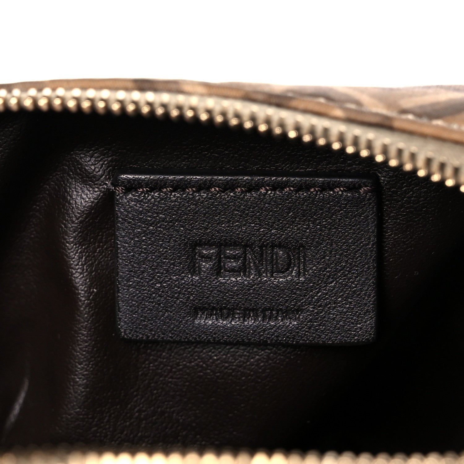 Fendi X SKIMS Nylon XS Trapezoid Beauty Pouch Sand 6 of 11