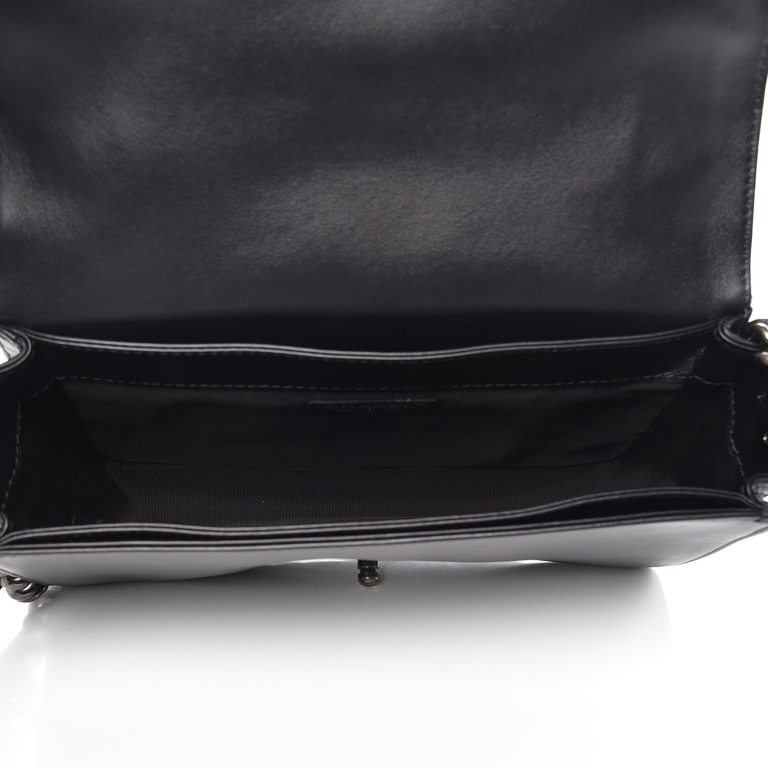 Chanel Calfskin Enchained Medium Boy Flap Black 5 of 9