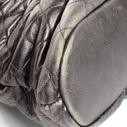 Chanel Lambskin Quilted Sharpei Flap Dark Silver 9 of 11