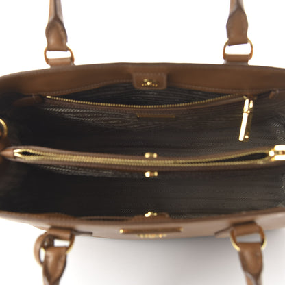 Prada Saffiano Lux Medium Tote Caramel 5 of 9