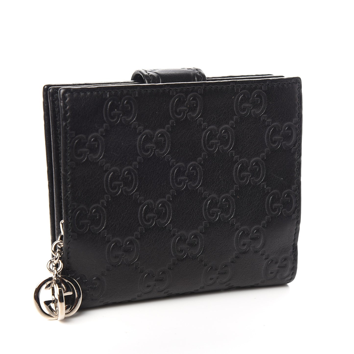 Guccissima Twins French Wallet Black