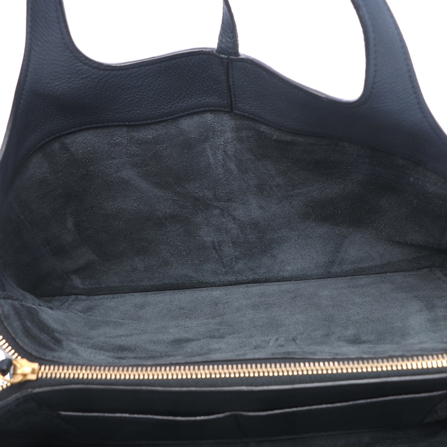 Celine Baby Grained Calfskin Medium Tri-Fold Bag Dark Sea 6 of 11