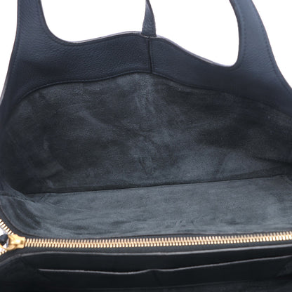 Celine Baby Grained Calfskin Medium Tri-Fold Bag Dark Sea 6 of 11