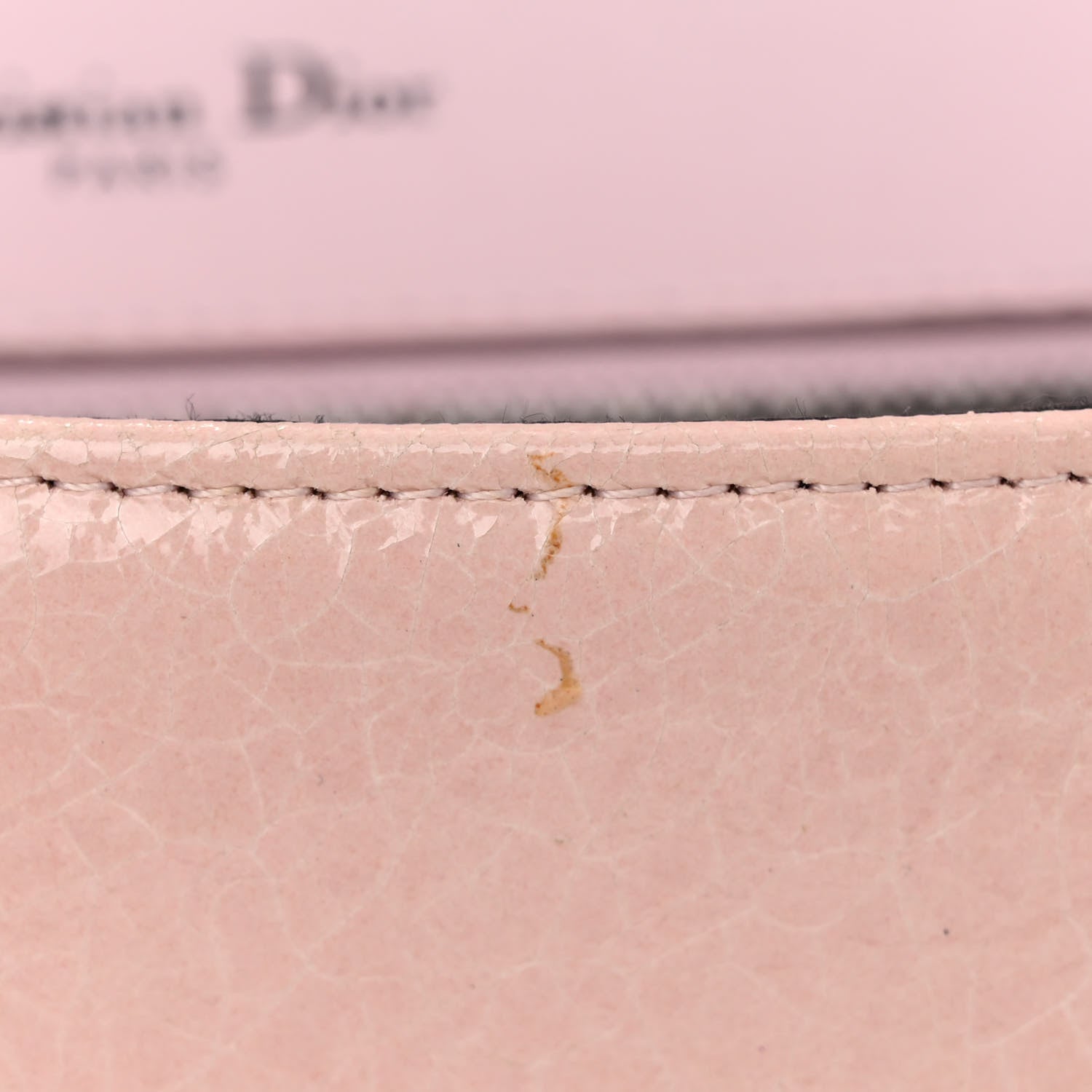 Christian Dior Ceramic Effect Deerskin Small Diorama Flap Bag Pink 12 of 15