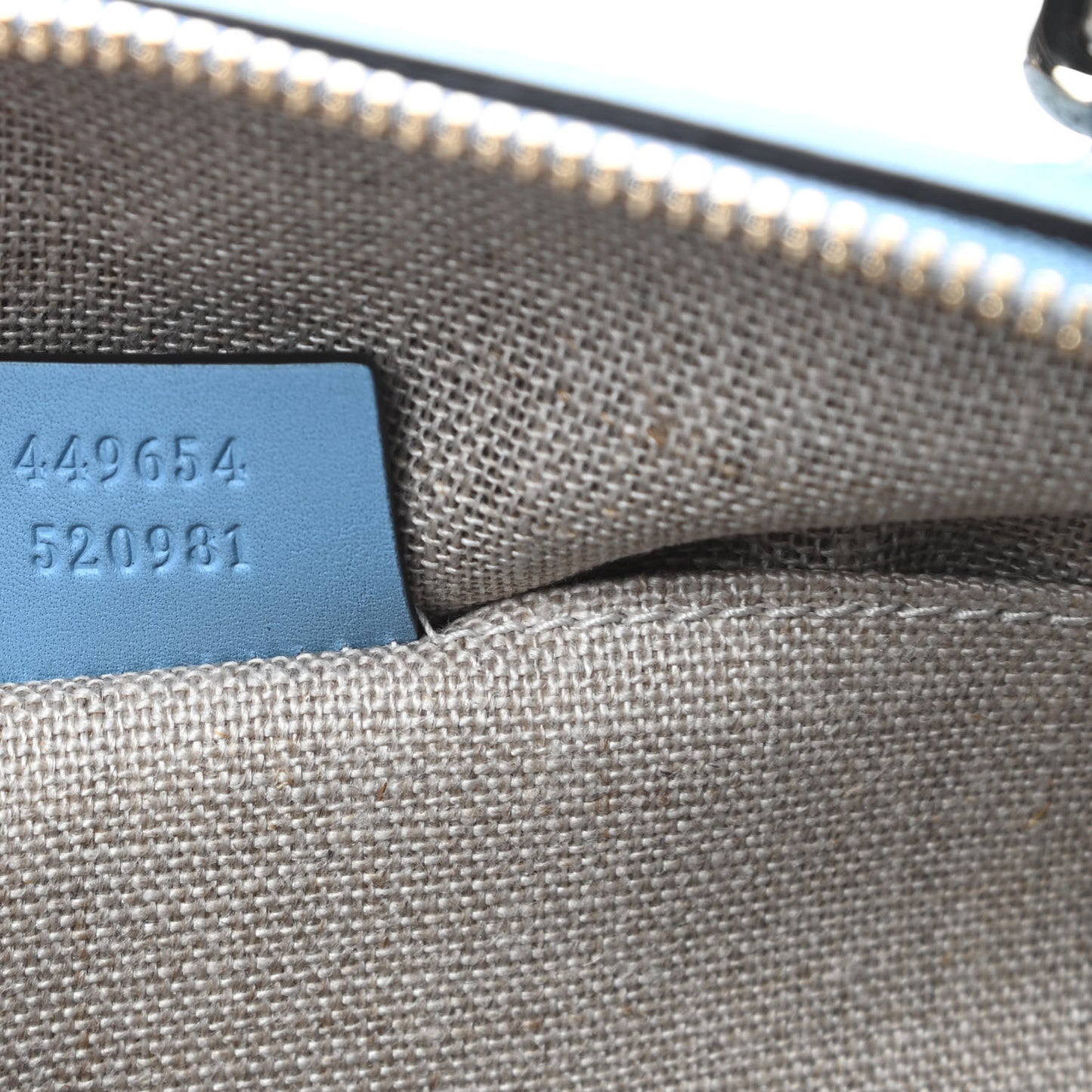 Microguccissima Mini Dome Bag Mineral Blue