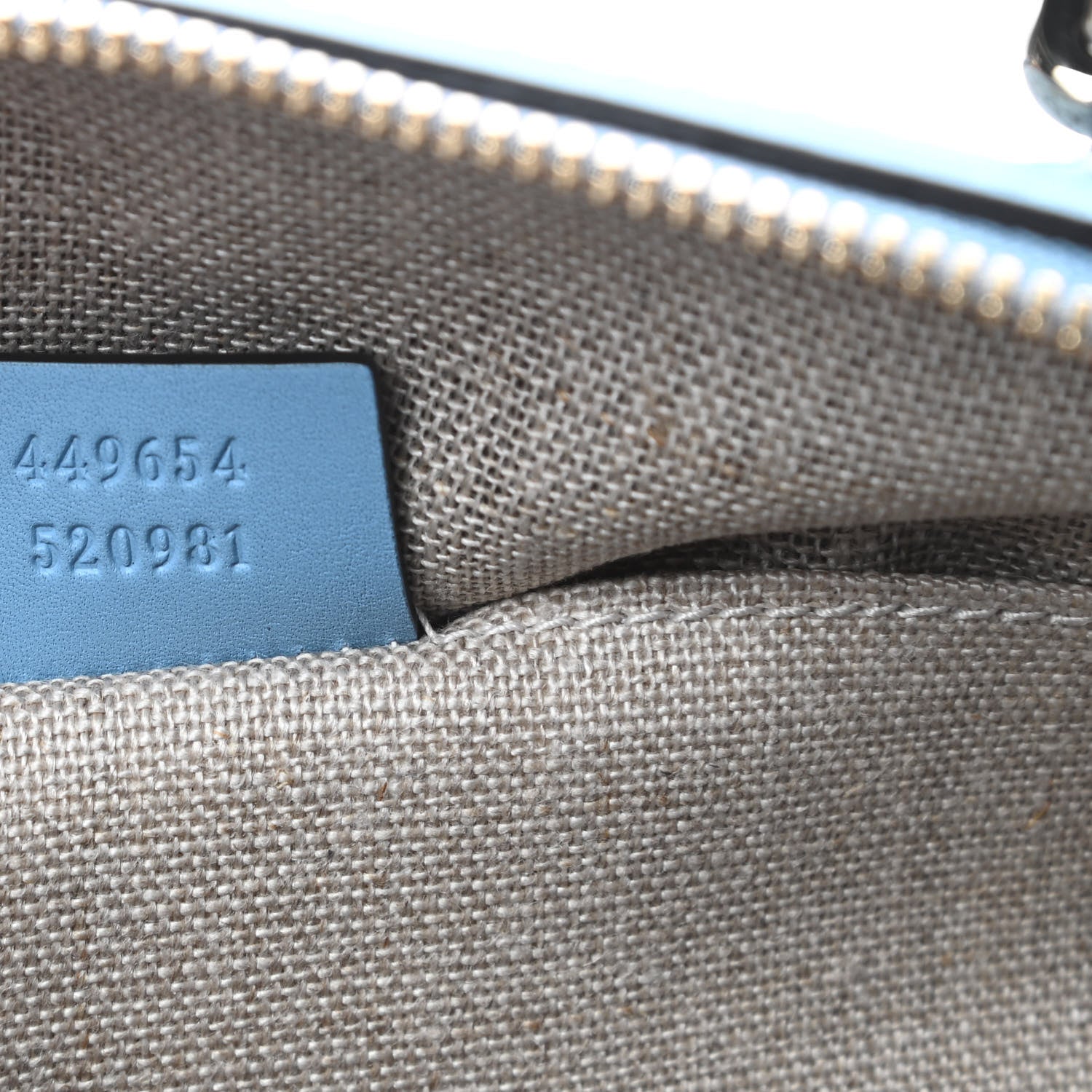Gucci Microguccissima Mini Dome Bag Mineral Blue 7 of 10