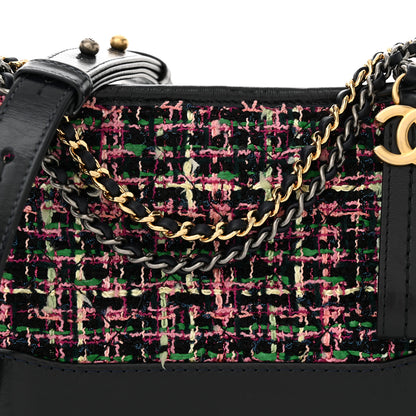 Chanel Tweed Calfskin Small Gabrielle Hobo Multi 8 of 12