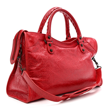 Balenciaga Agneau Classic Hardware City Rouge Cardinal 4 of 13