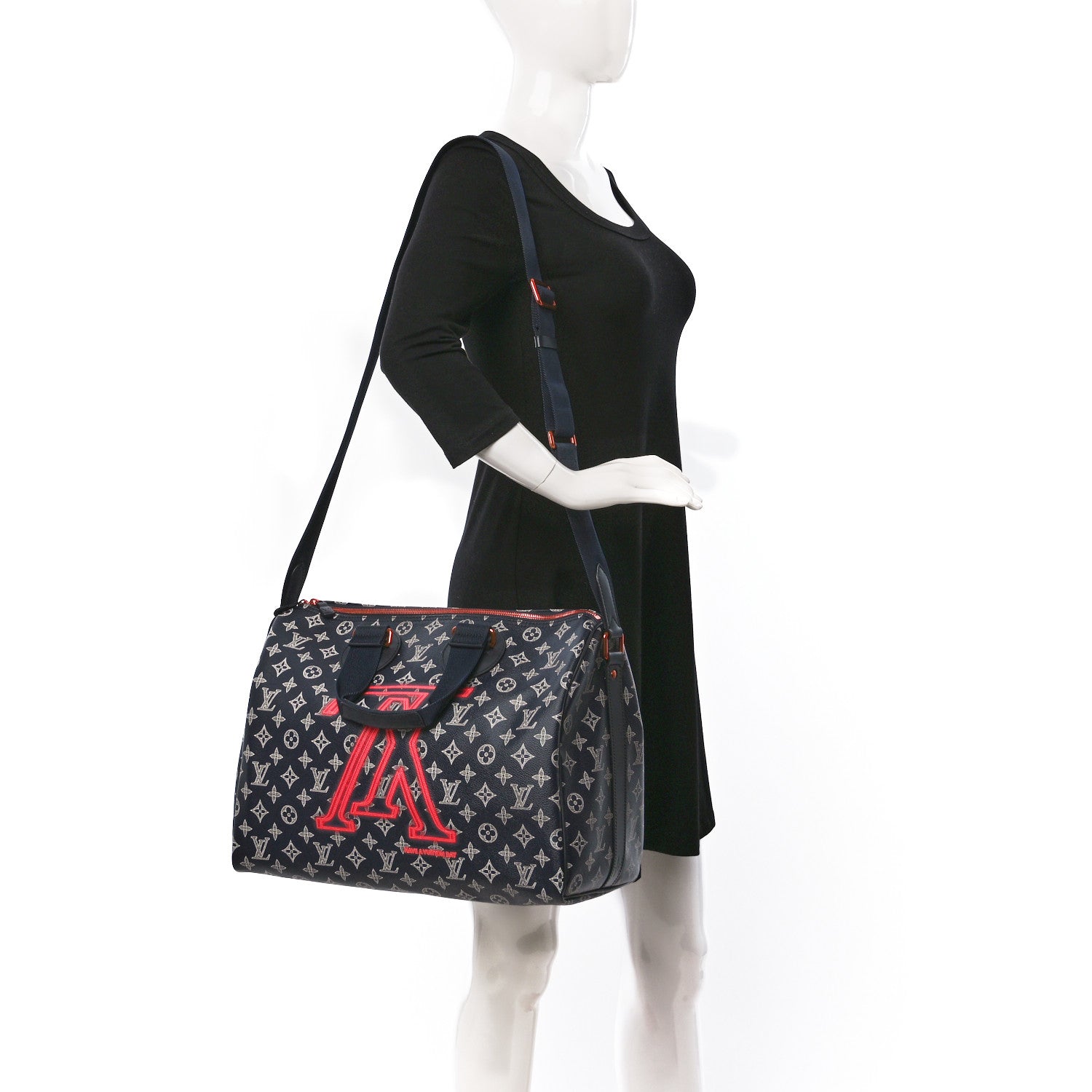 Louis Vuitton Monogram Upside Down Speedy Bandouliere 40 2 of 7