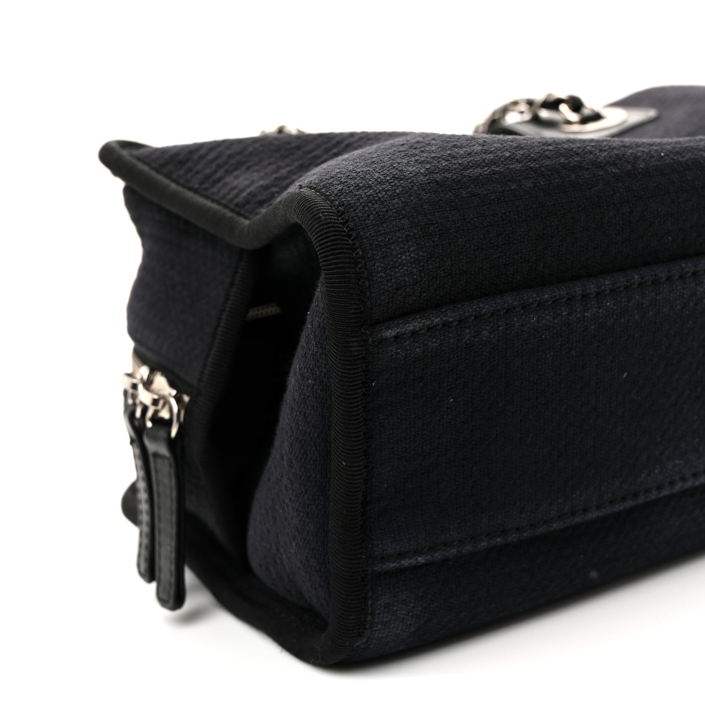 Mixed Fibers Deauville Bowling Bag Black
