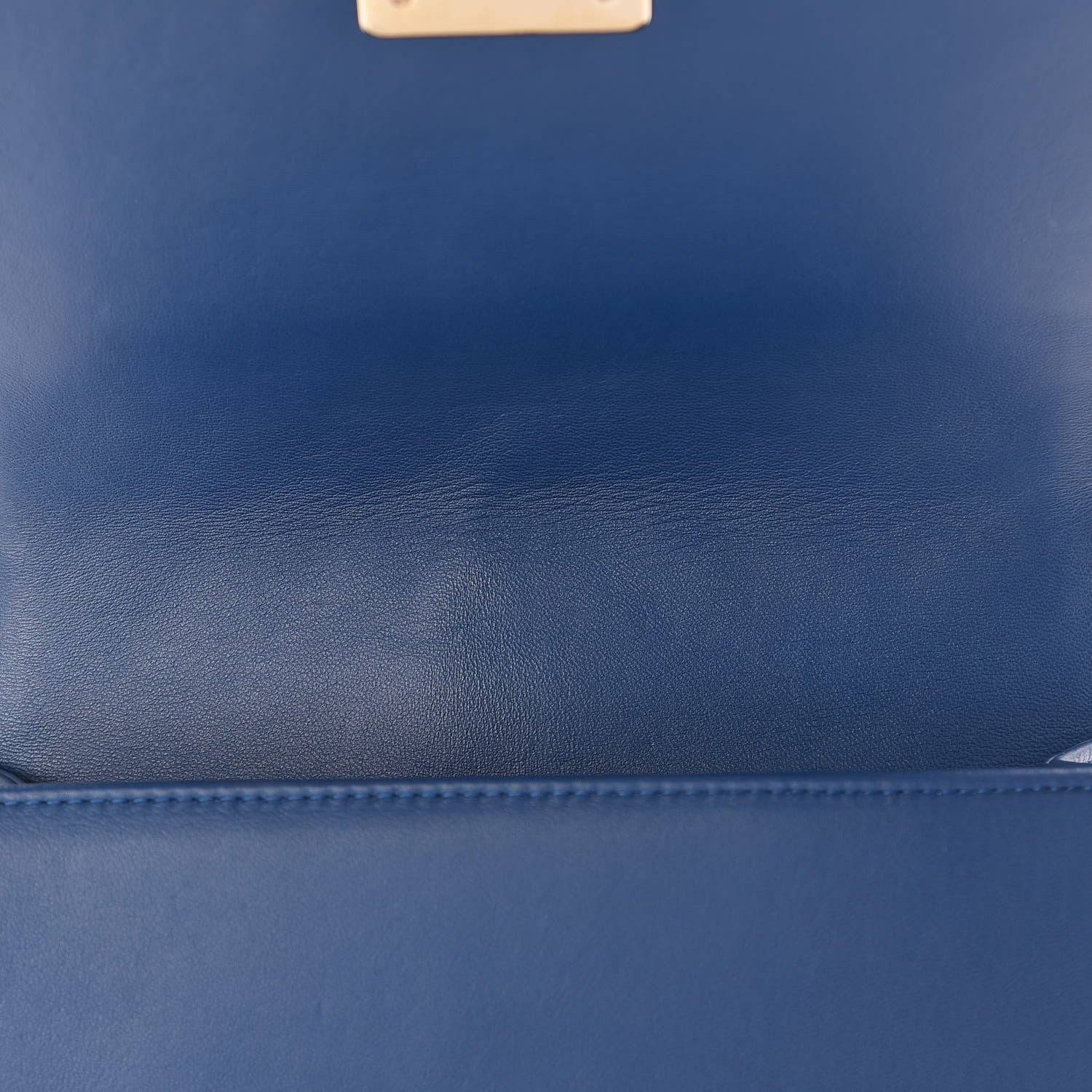 Chanel Lambskin Chevron Quilted Medium Boy Flap Blue 10 of 11