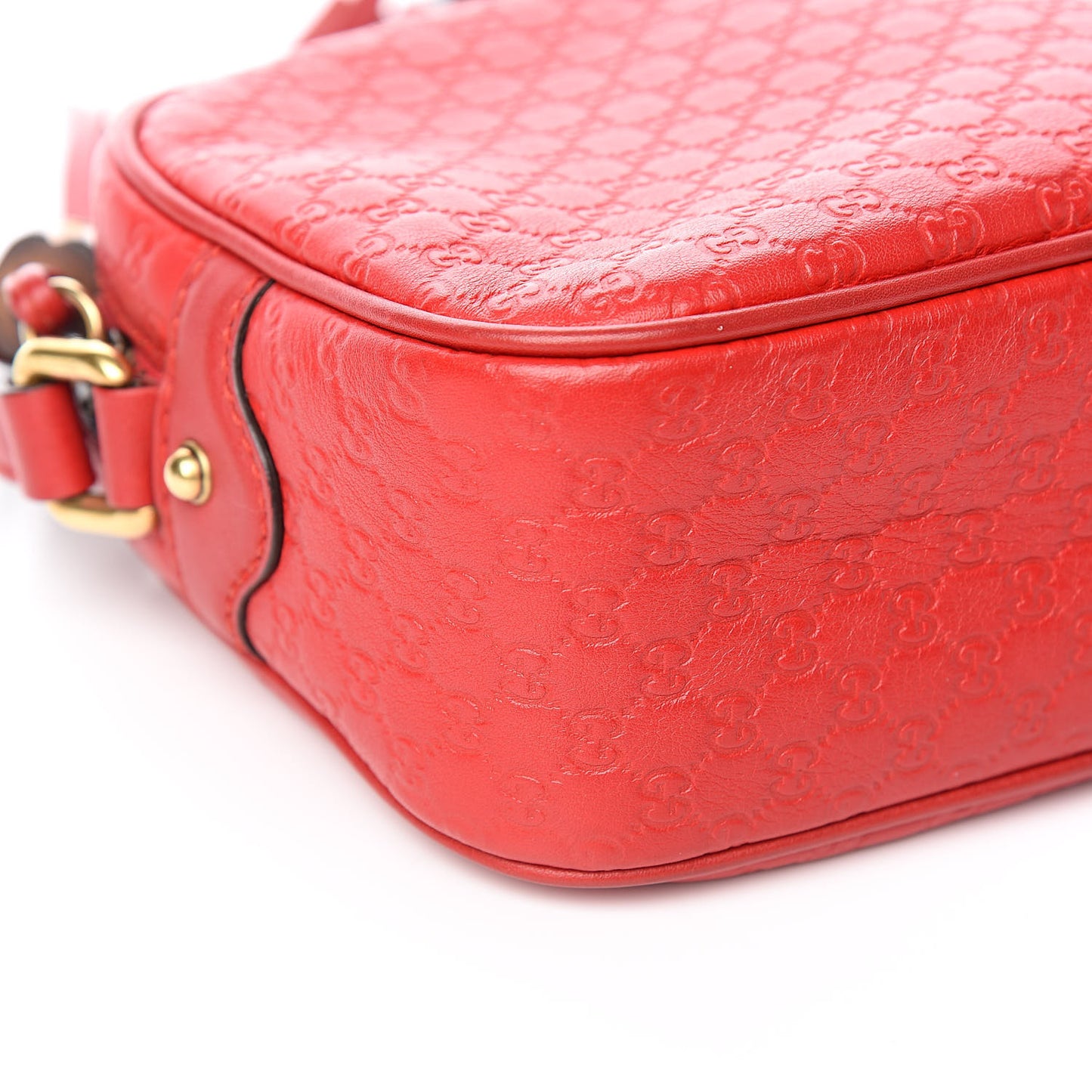 Microguccissima Sunshine Disco Crossbody Bag Red