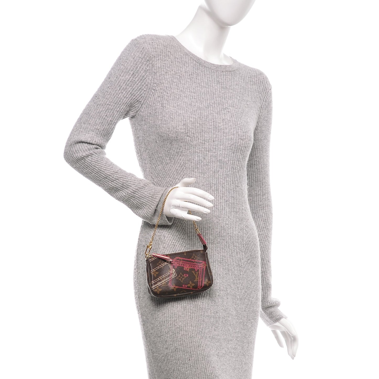 Monogram 2014 Christmas Animation Mini Pochette Accessories