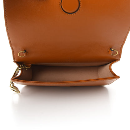 Gucci Calfskin Matelasse GG Marmont Mini Bag Cognac 5 of 8