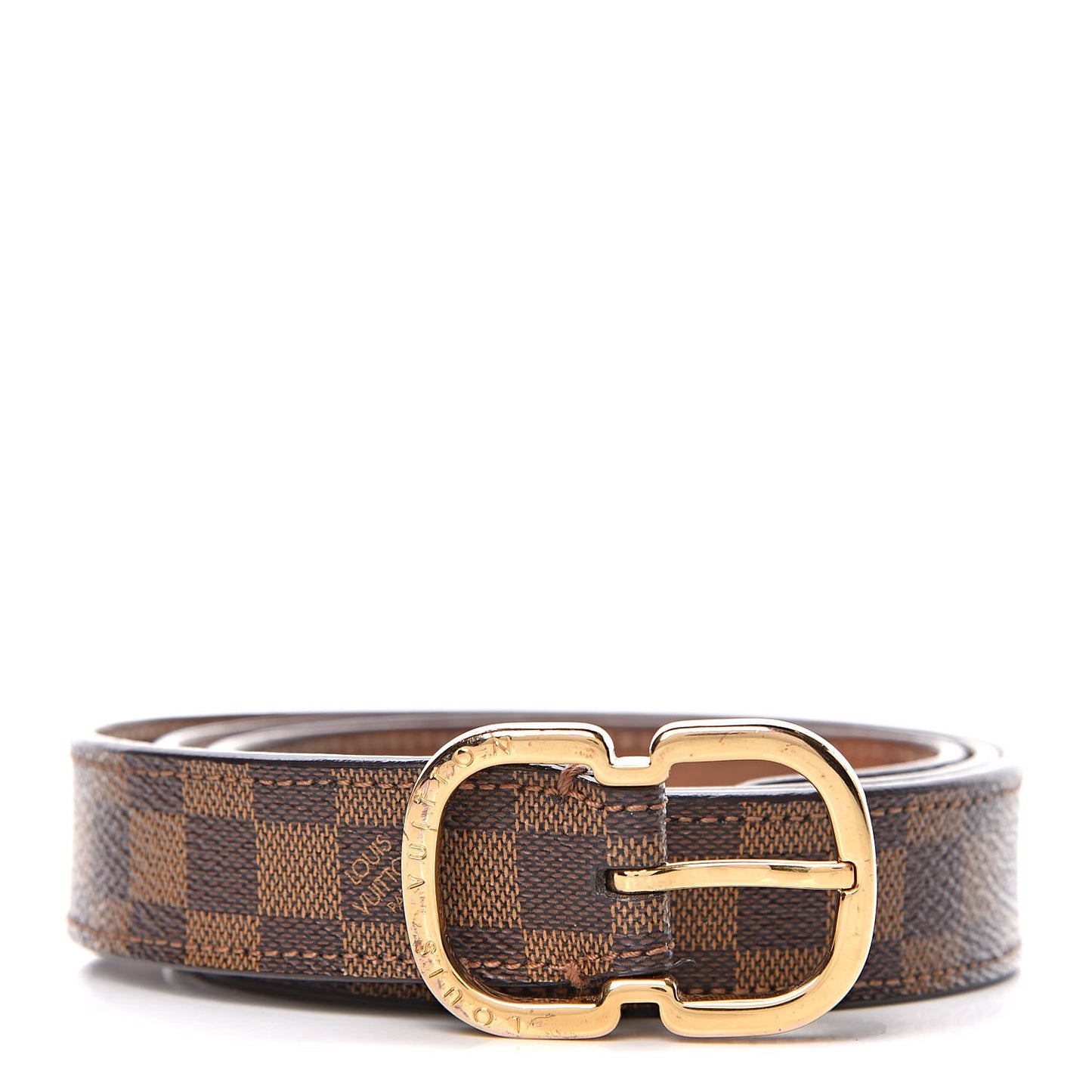 Damier Ebene Mini 25mm Belt 80 32