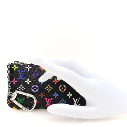 Louis Vuitton LV X TM Monogram Multicolor Key Pouch Black 2 of 7