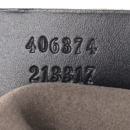 Gucci GG Supreme Monogram Flat Messenger Bag Black 8 of 11