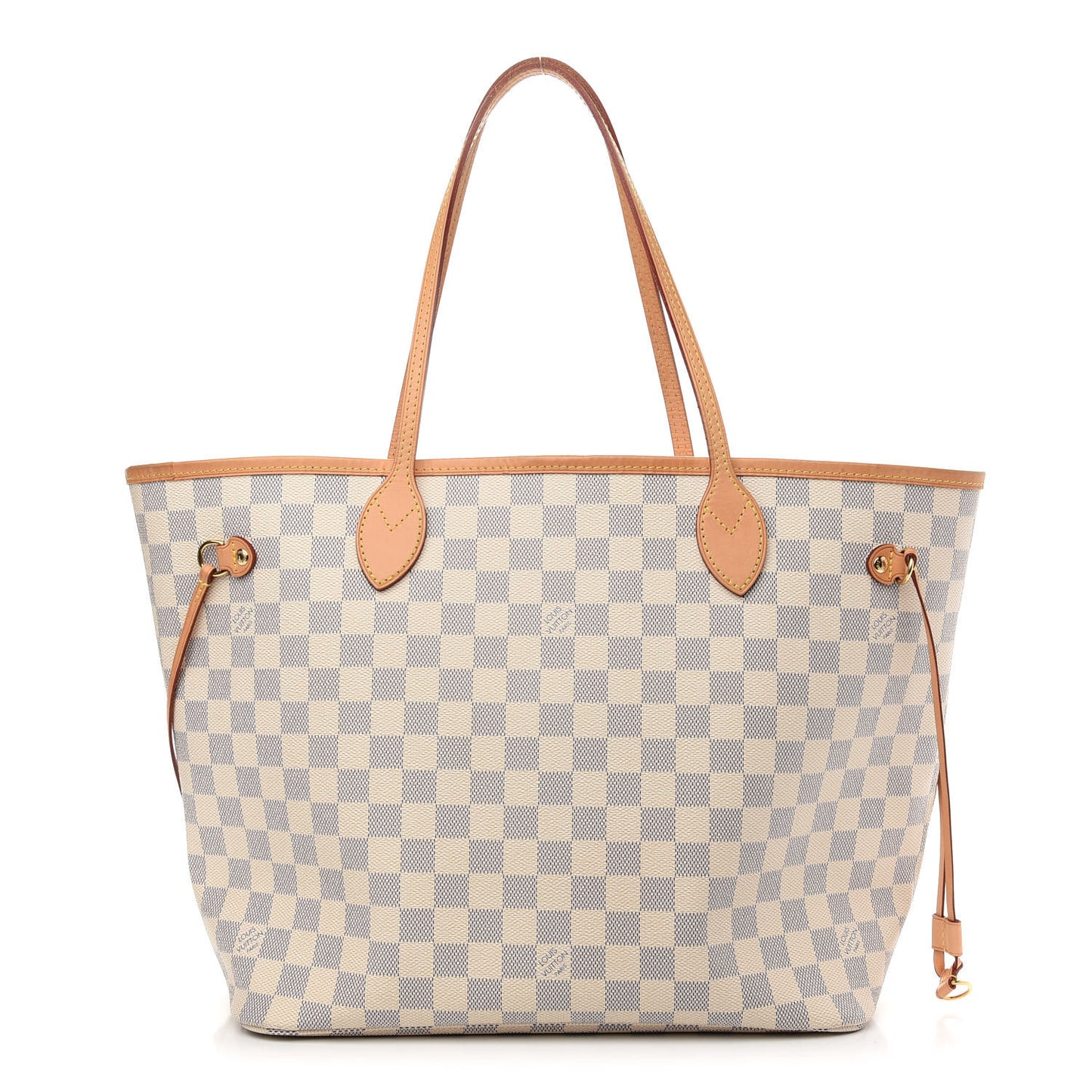 Damier Azur Neo Neverfull MM Rose Ballerine