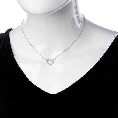 Cartier 18K Pink Yellow White Gold Diamond Trinity Heart Paved Pendant Necklace 2 of 4