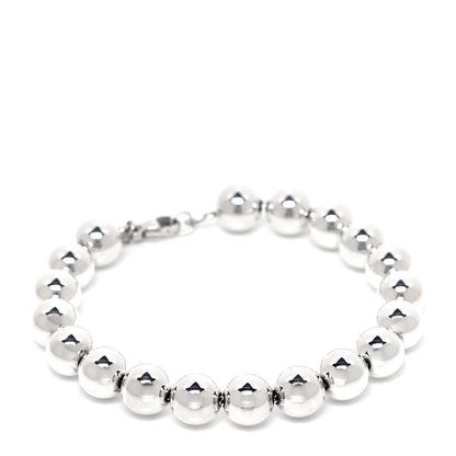 Tiffany Sterling Silver 8mm HardWear Ball Bracelet 1 of 10