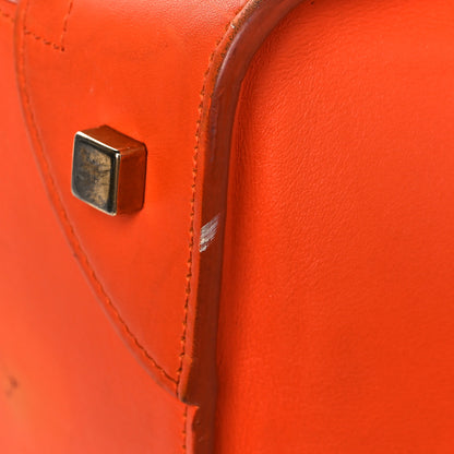 Celine Smooth Calfskin Mini Luggage Orange 9 of 32