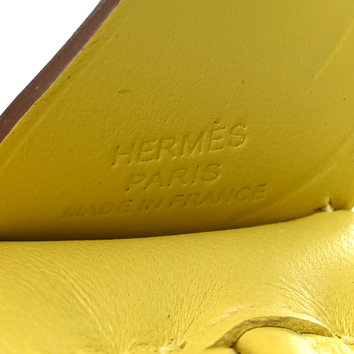 Milo Lambskin Grigri Rodeo Pegase Horse Bag Charm PM Jaune de Naples