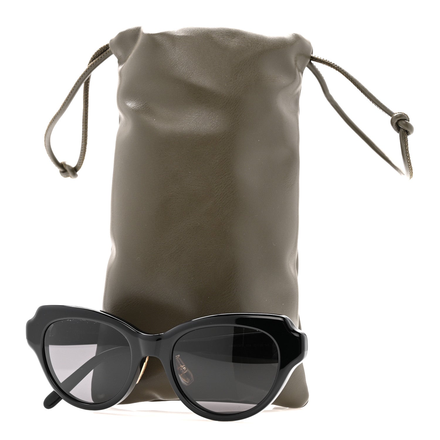 Loewe Acetate Cat Eye Swan Slim Sunglasses LW40178F Black 7 of 7