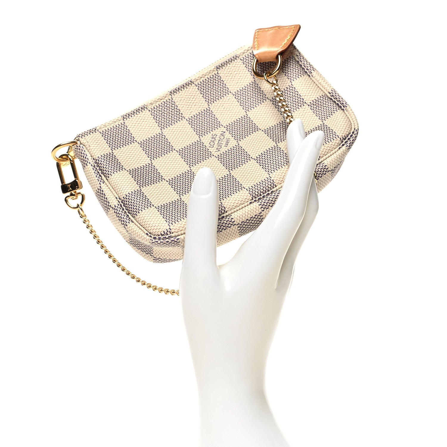 Louis Vuitton Damier Azur Mini Pochette Accessories 2 of 10