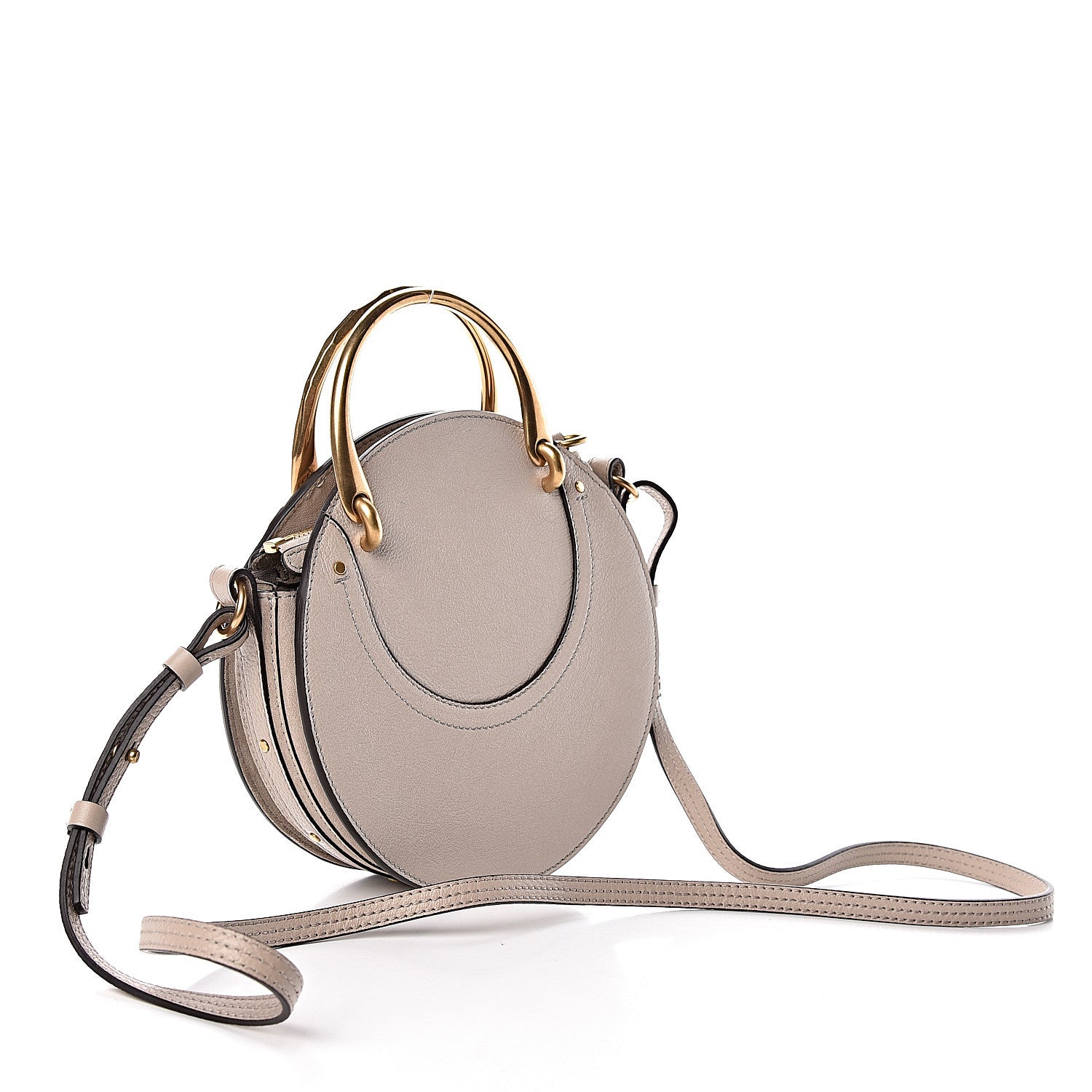 Chloe Calfskin Suede Small Pixie Bag Motty Grey 3 of 9