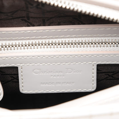 Christian Dior Patent Cannage Medium Lady Dior Grey 7 of 9