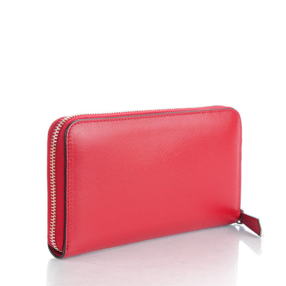 Fendi Vitello Dolce Elaphe Monster Eyes Zip Around Wallet Ribes Naturale 3 of 8