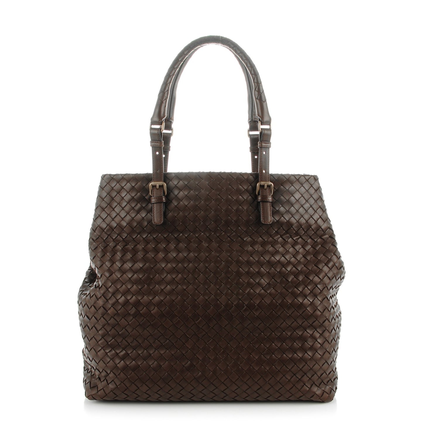 Nappa Intrecciato Tote Ebano