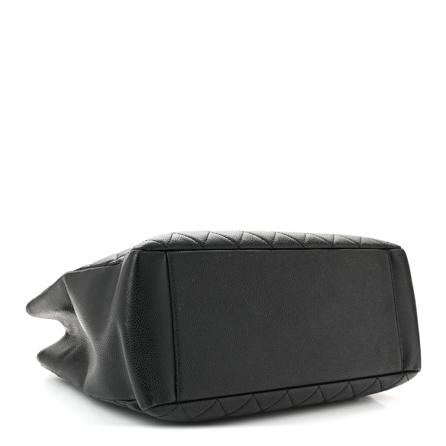 Caviar Quilted Grand Shopping Tote GST Black