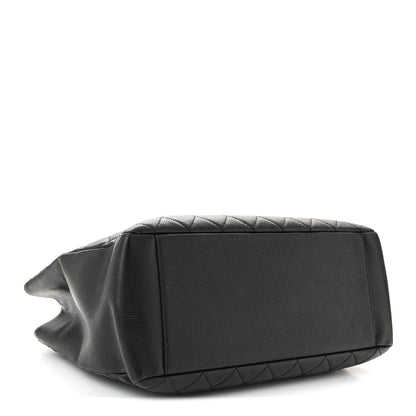 Chanel Caviar Quilted Grand Shopping Tote GST Black 4 of 10