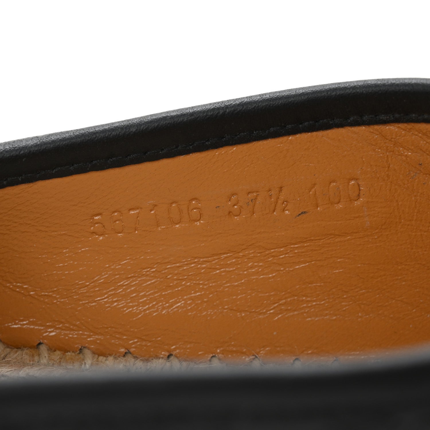 Gucci Microguccissima Signature Espadrilles 37.5 Black 9 of 10