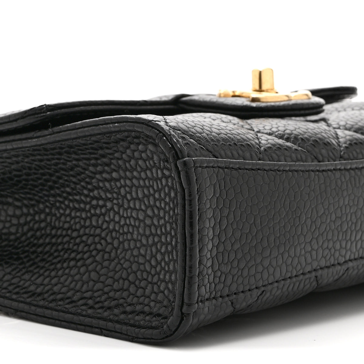 Chanel Grained Calfskin Quilted Cruise Mini Flap Black 9 of 10