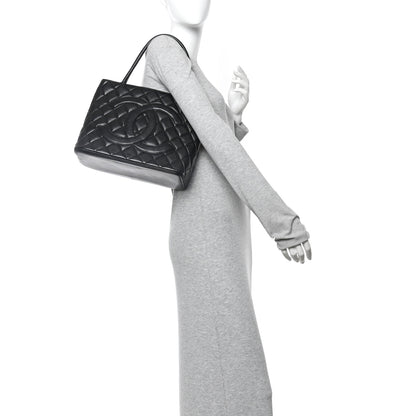 Chanel Caviar Quilted Medallion Tote Black 2 of 9