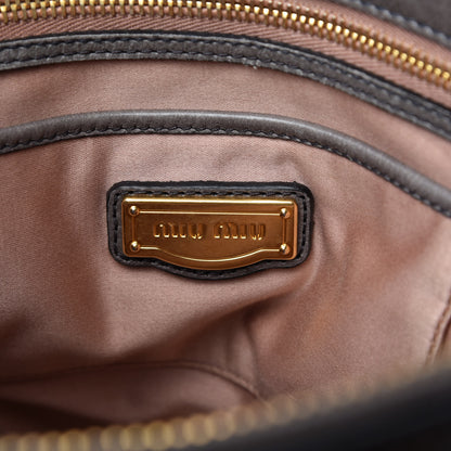 Miu Miu Nappa Matelasse Tote Argilla 8 of 11