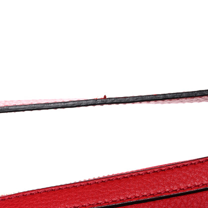 Gucci Pebbled Calfskin Medium Soho Hobo Red 18 of 20