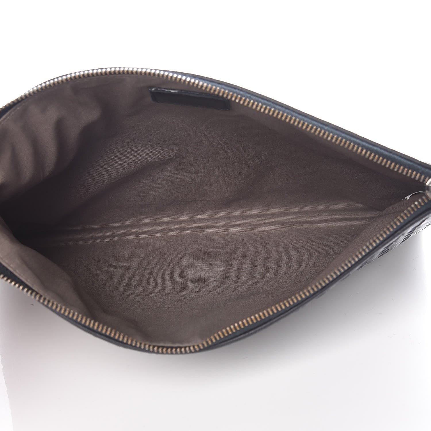 Bottega Veneta Nappa Intrecciato Flat Zip Pouch Denim 5 of 10