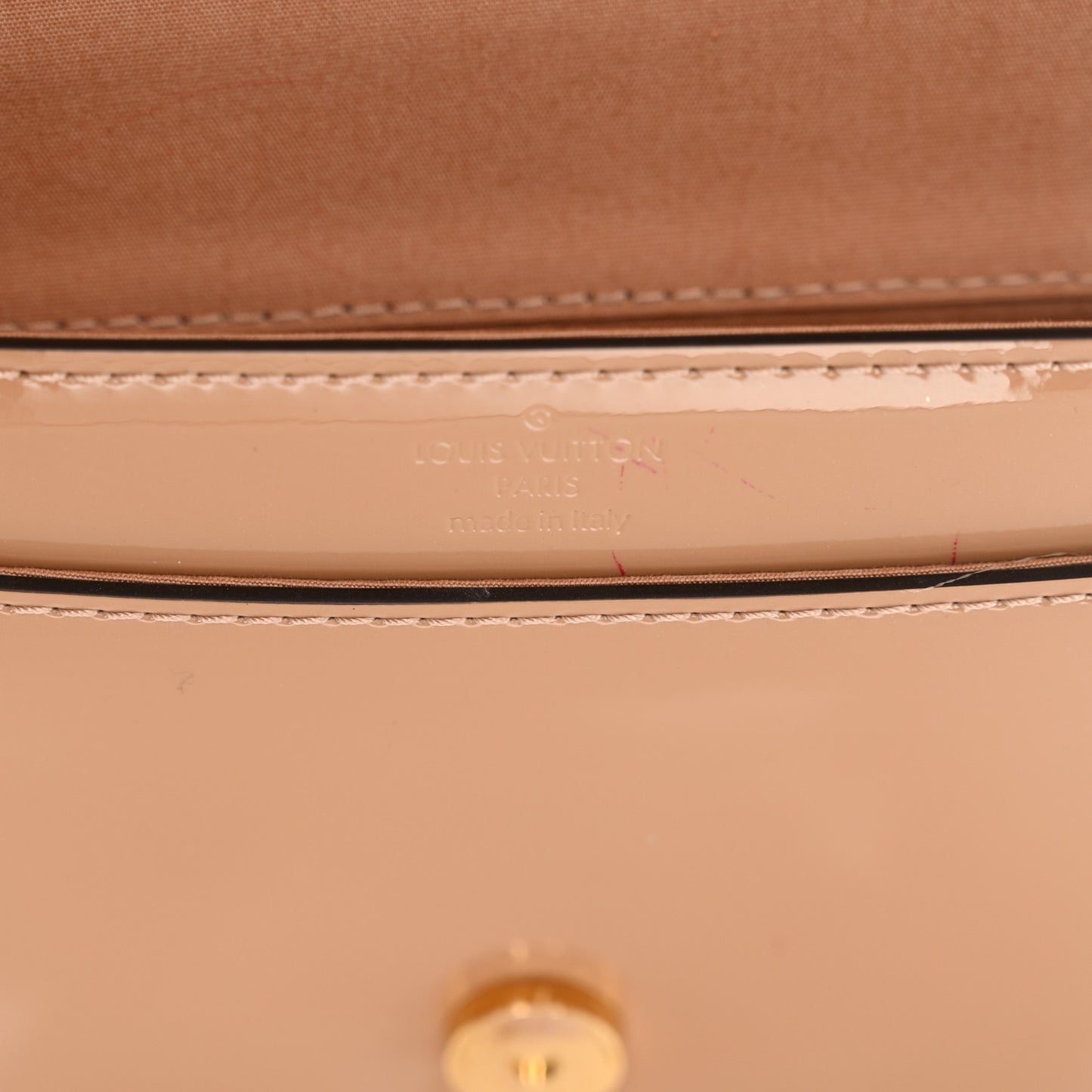 Patent Louise EW Clutch NM Nude