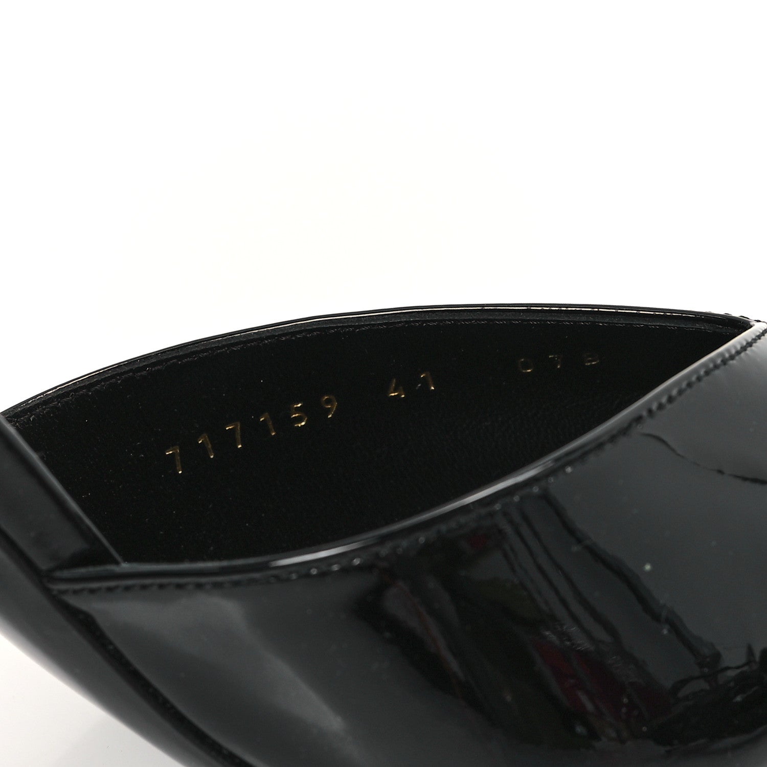 Gucci Vitello Vernice Soft Nappa Priscilla Ankle Cuff Pumps 41 Black 9 of 10