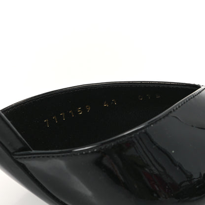 Gucci Vitello Vernice Soft Nappa Priscilla Ankle Cuff Pumps 41 Black 9 of 10