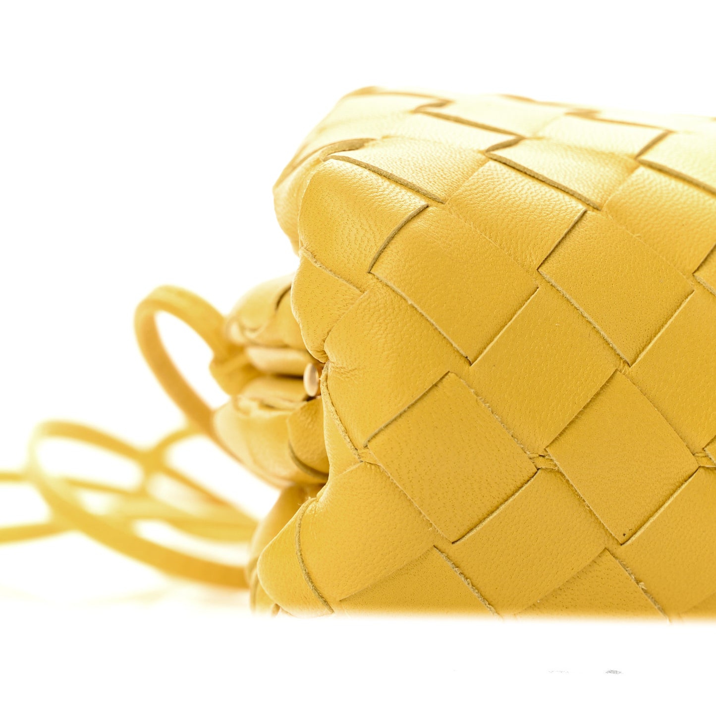 Nappa Intrecciato The Mini Pouch Buttercup