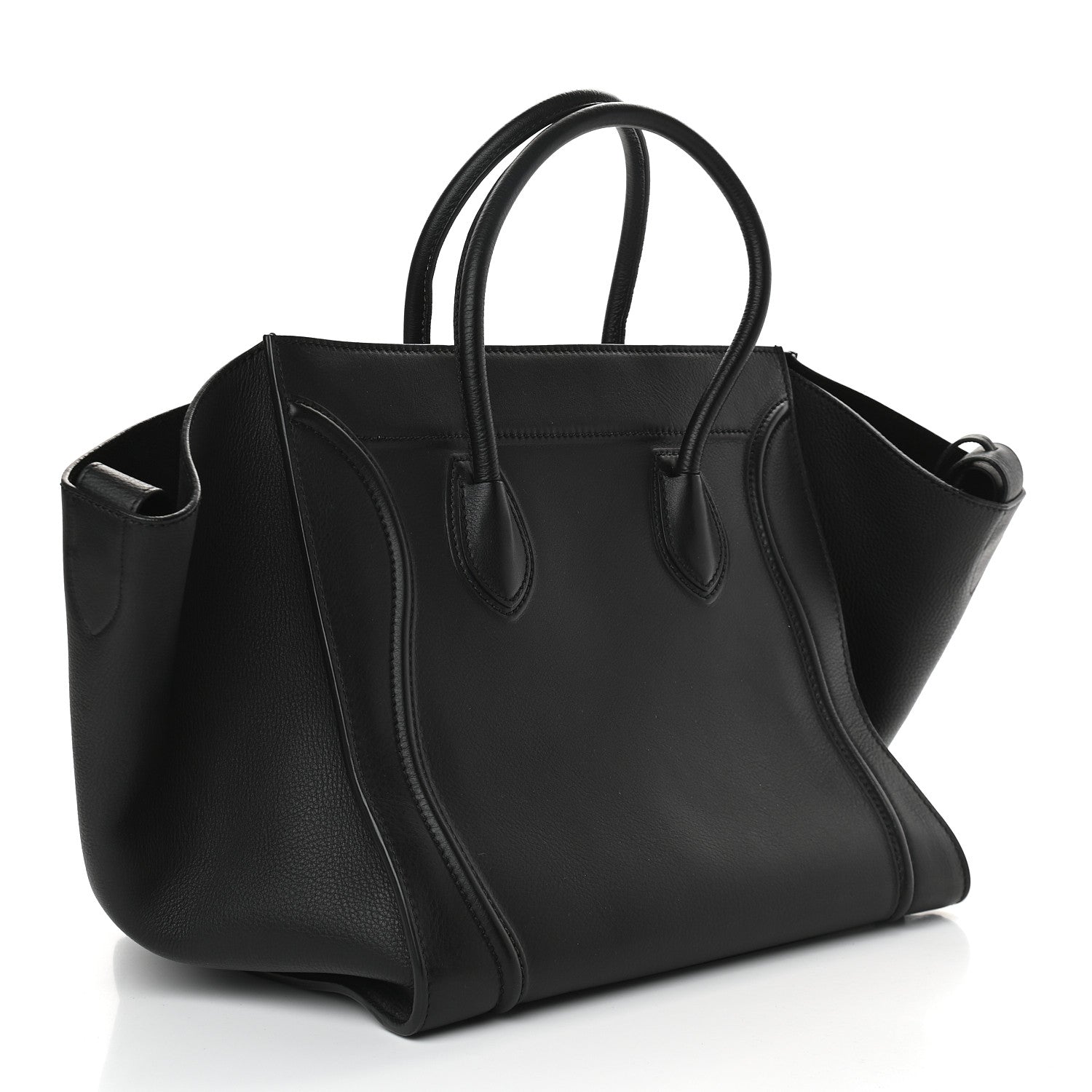 Celine Supple Calfskin Large Phantom Luggage Black 3 of 10