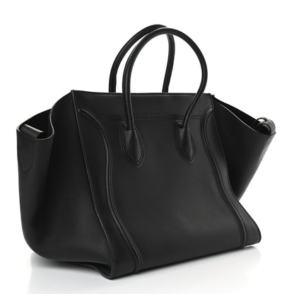 Celine Supple Calfskin Large Phantom Luggage Black 3 of 10